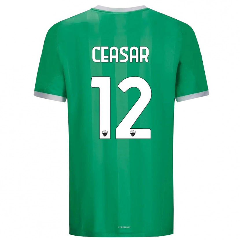 Danxen Niño Camiseta Camelia Ceasar #12 Verde Blanco Portero Equipación 2025/26 La Camisa México