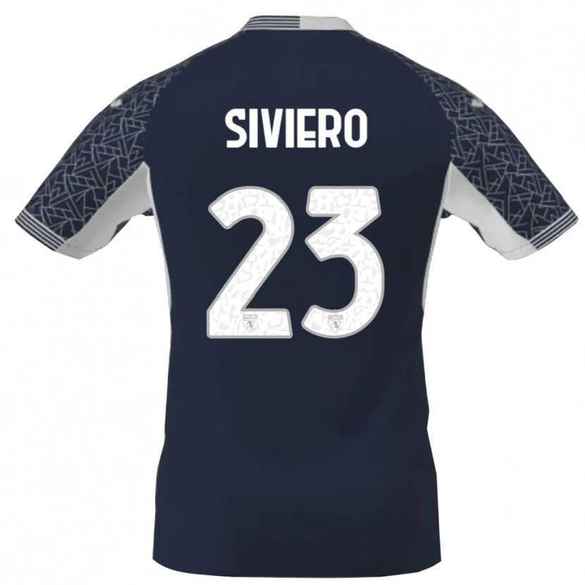 Danxen Niño Camiseta Lapo Siviero #23 Azul Negro Blanco Portero Equipación 2025/26 La Camisa México