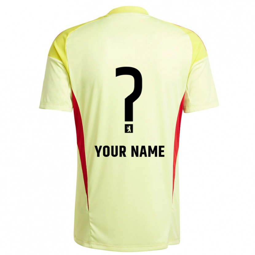 Danxen Niño Camiseta 1. FC Union Berlin Amarillo Claro Negro Portero Equipación 2025/26 La Camisa México