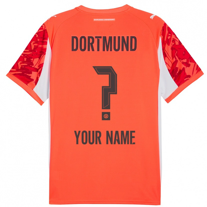 Danxen Niño Camiseta Borussia Dortmund Naranja Rojo Portero Equipación 2025/26 La Camisa México