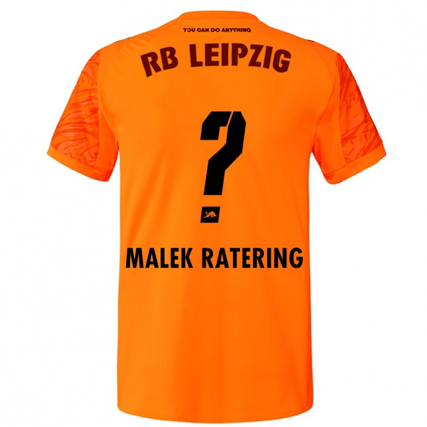 Danxen Niño Camiseta Jakob Malek Ratering #0 Naranja Rojo Portero Equipación 2025/26 La Camisa México