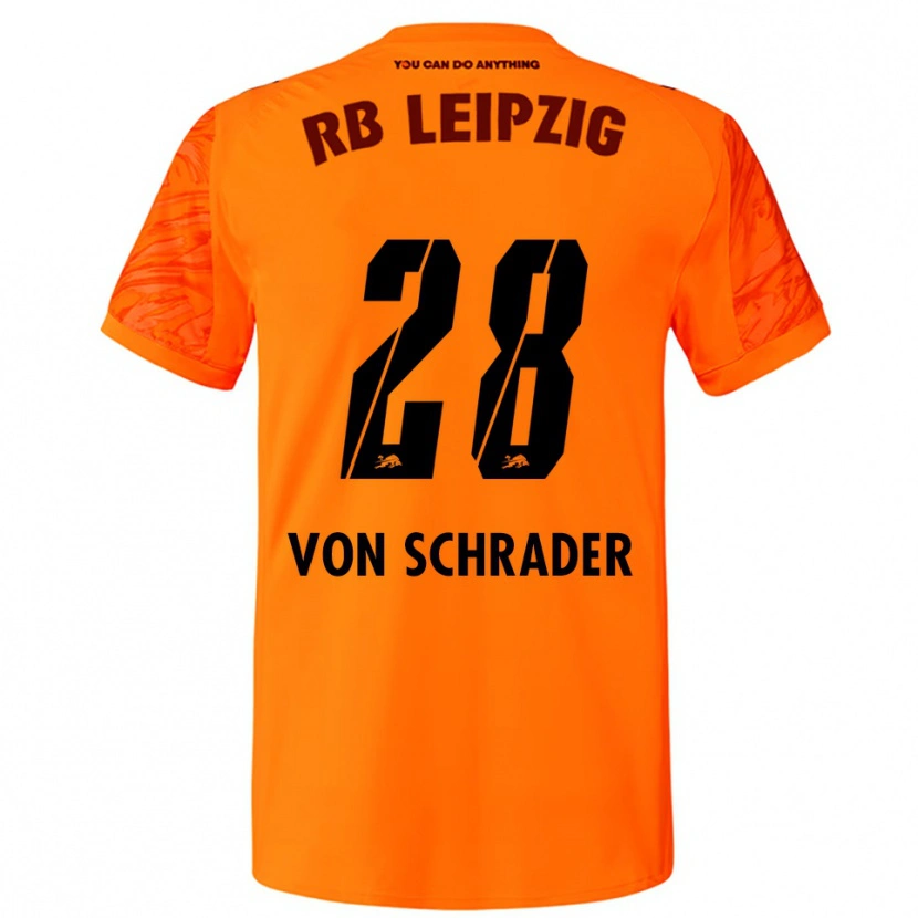Danxen Niño Camiseta Lina Von Schrader #28 Naranja Rojo Portero Equipación 2025/26 La Camisa México