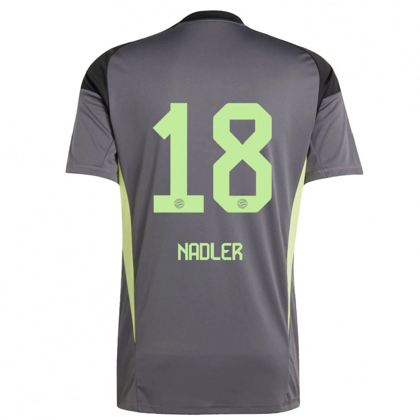 Danxen Niño Camiseta Luis Nadler #18 Amarillo Verde Negro Portero Equipación 2025/26 La Camisa México
