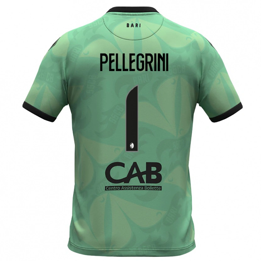 Danxen Niño Camiseta Luigi Pellegrini #1 Verde Mar Oscuro Portero Equipación 2025/26 La Camisa México