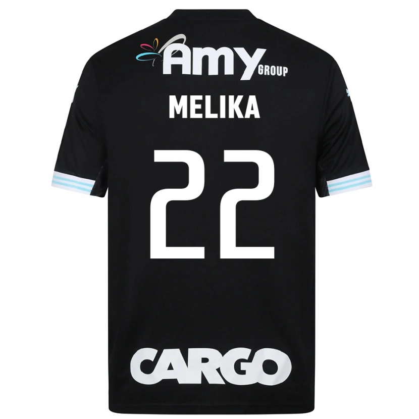 Danxen Niño Camiseta Ofek Melika #22 Blanco Negro Portero Equipación 2025/26 La Camisa México