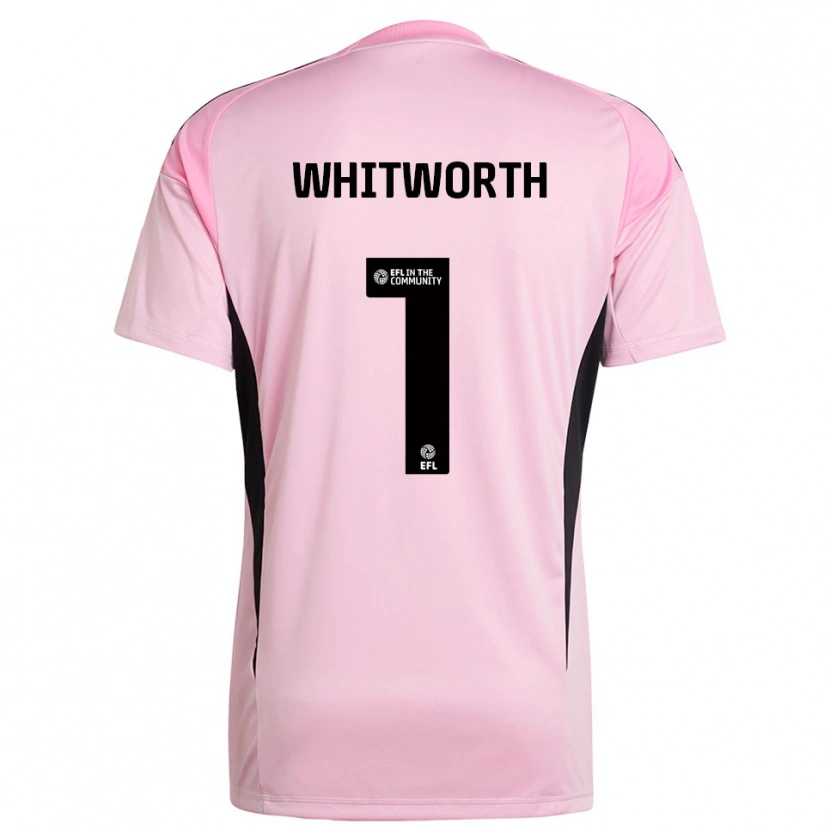 Danxen Niño Camiseta Joe Whitworth #1 Negro Rosa Portero Equipación 2025/26 La Camisa México