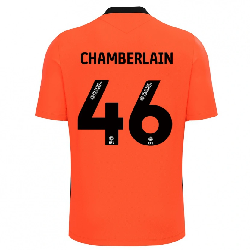 Danxen Niño Camiseta Harrison Chamberlain #46 Negro Rojo Portero Equipación 2025/26 La Camisa México