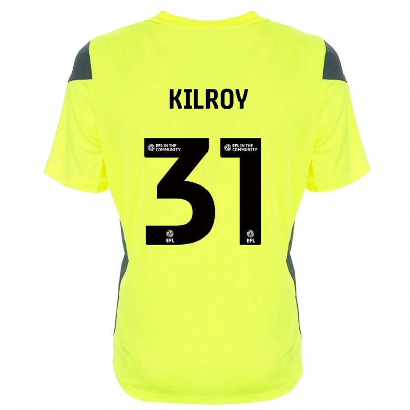 Danxen Niño Camiseta Jenson Kilroy #31 Negro Verde Fluorescente Portero Equipación 2025/26 La Camisa México