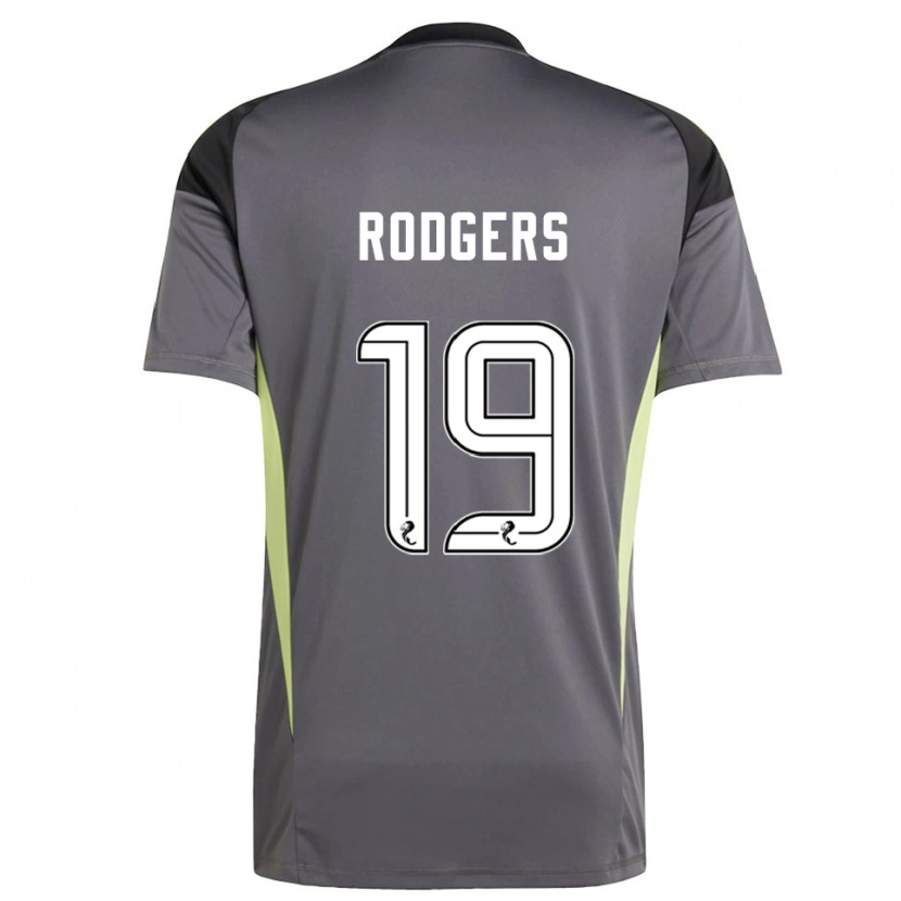 Danxen Niño Camiseta Lisa Rodgers #19 Blanco Gris Portero Equipación 2025/26 La Camisa México