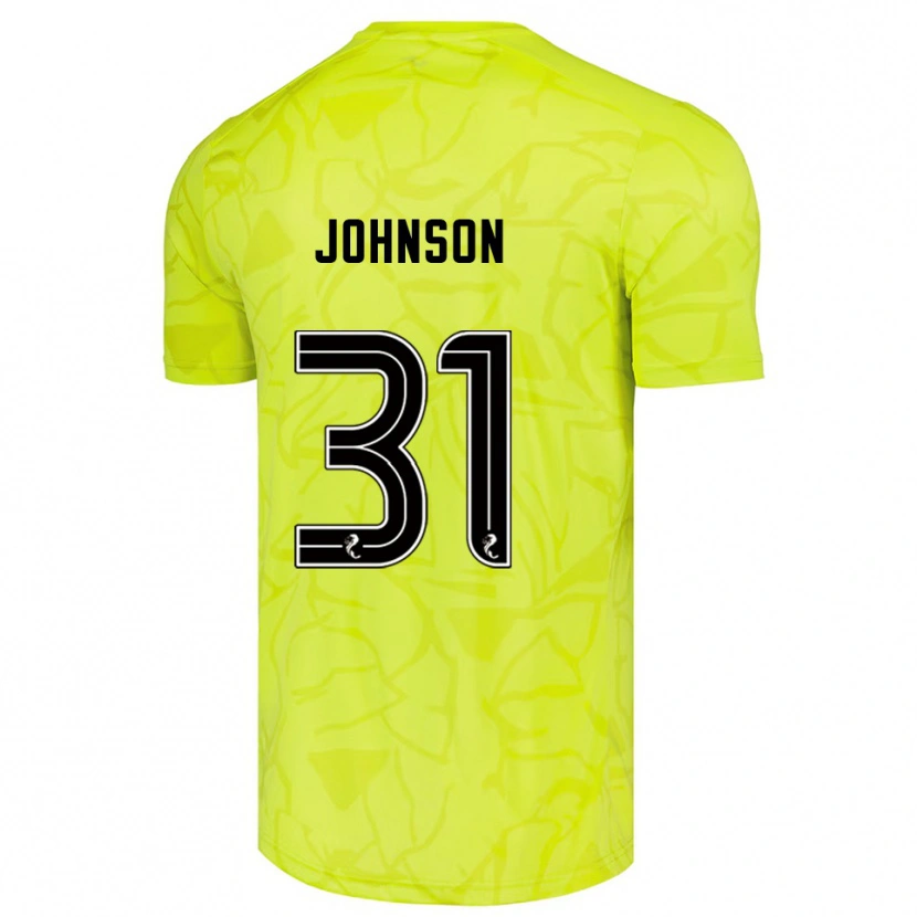 Danxen Niño Camiseta Murray Johnson #31 Negro Amarillo Portero Equipación 2025/26 La Camisa México
