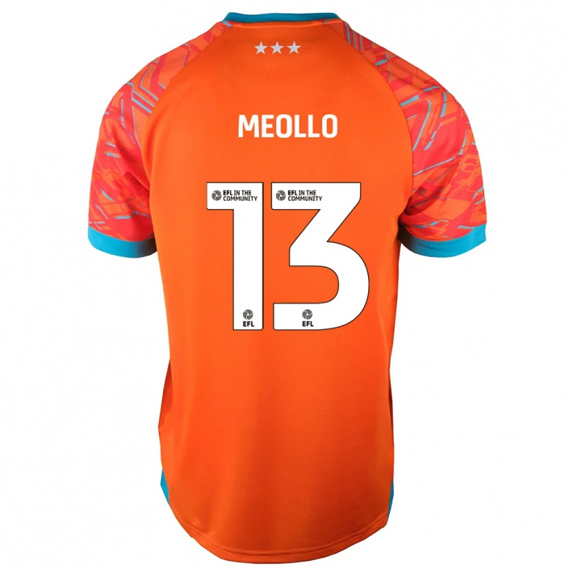 Danxen Niño Camiseta Nina Meollo #13 Blanco Naranja Portero Equipación 2025/26 La Camisa México
