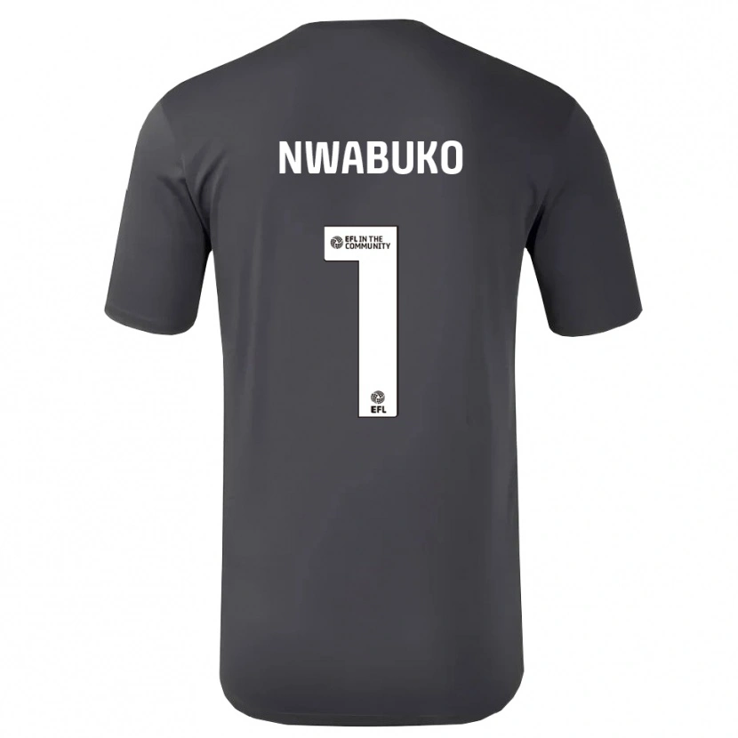 Danxen Niño Camiseta Sam Nwabuko #1 Blanco Negro Portero Equipación 2025/26 La Camisa México