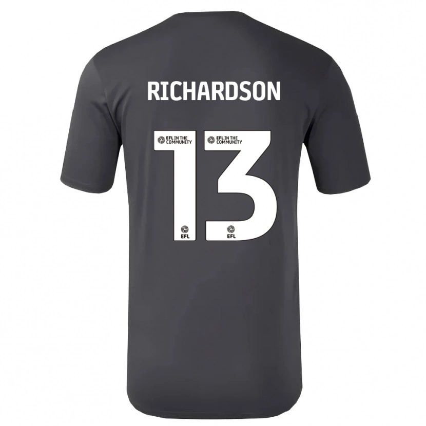 Danxen Niño Camiseta Joseph Richardson #13 Blanco Negro Portero Equipación 2025/26 La Camisa México