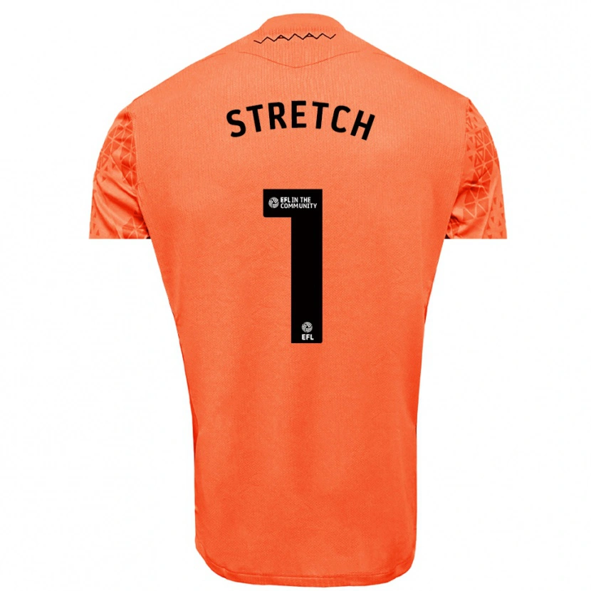 Danxen Niño Camiseta Logan Stretch #1 Negro Naranja Portero Equipación 2025/26 La Camisa México