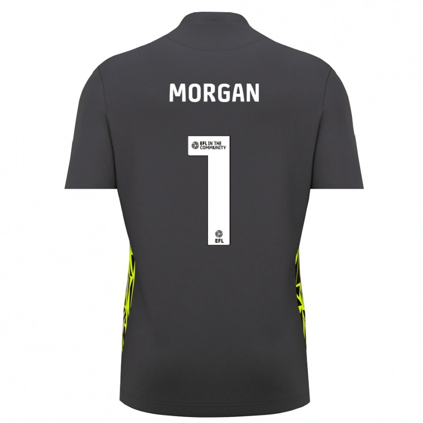 Danxen Niño Camiseta Delyth Morgan #1 Verde Bosque Gris Portero Equipación 2025/26 La Camisa México