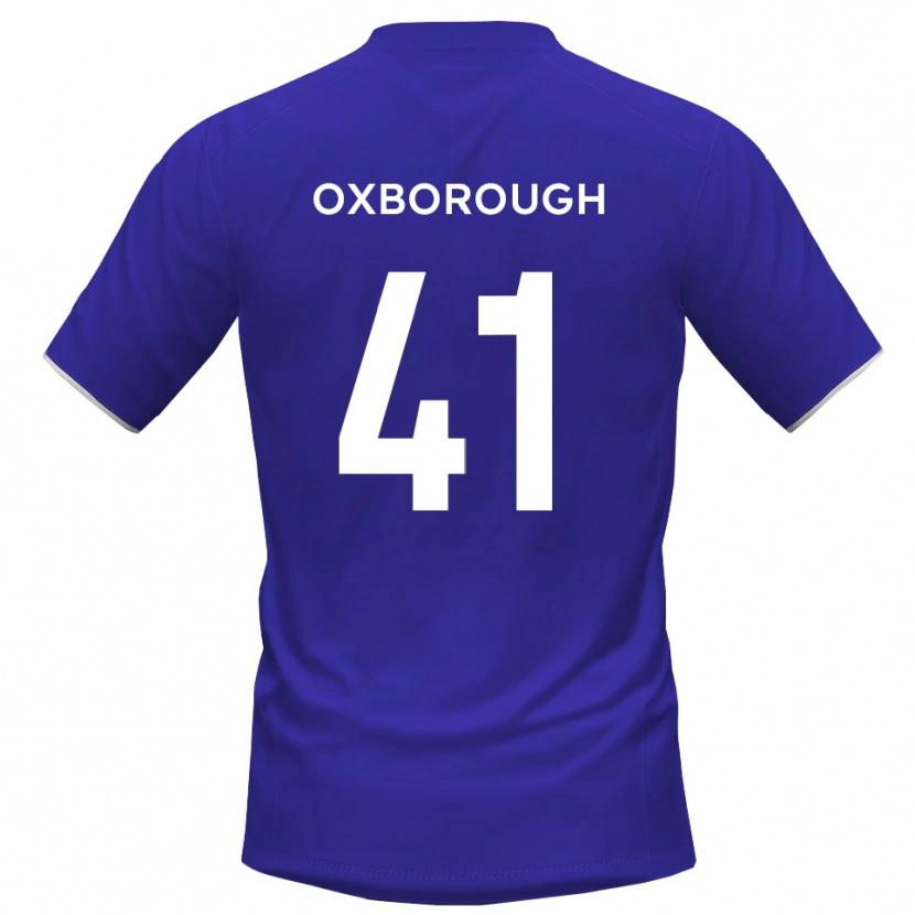 Danxen Niño Camiseta Ewan Oxborough #41 Azul Real Portero Equipación 2025/26 La Camisa México