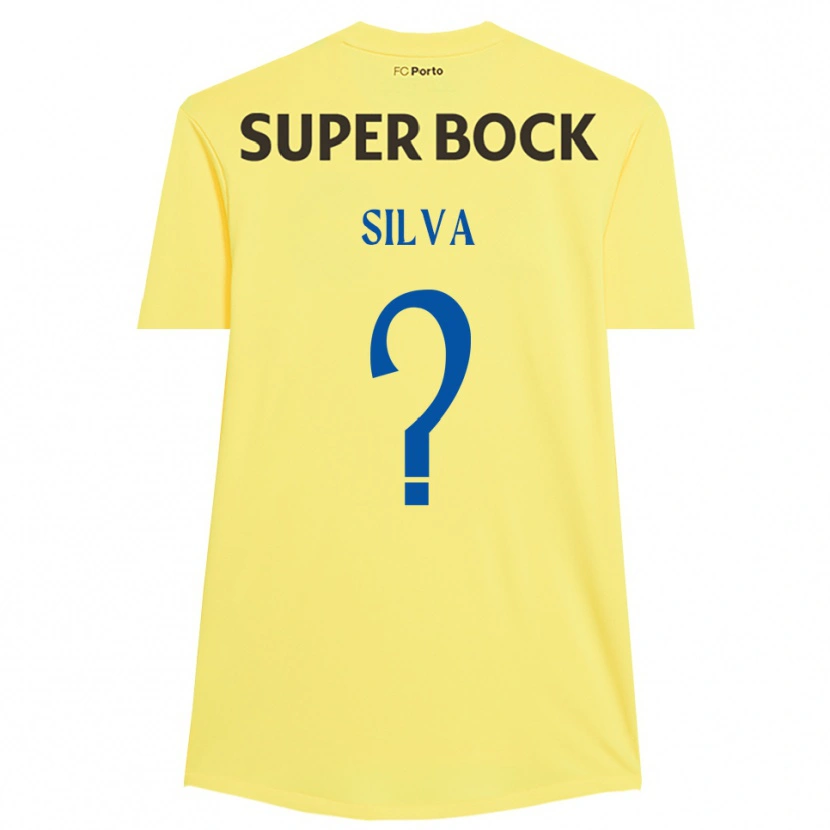 Danxen Niño Camiseta Gonçalo Silva #0 Amarillo Claro Negro Portero Equipación 2025/26 La Camisa México