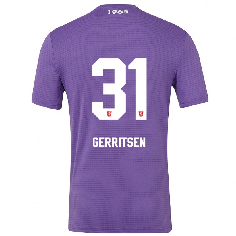 Danxen Niño Camiseta Yannick Gerritsen #31 Morado Medio Portero Equipación 2025/26 La Camisa México