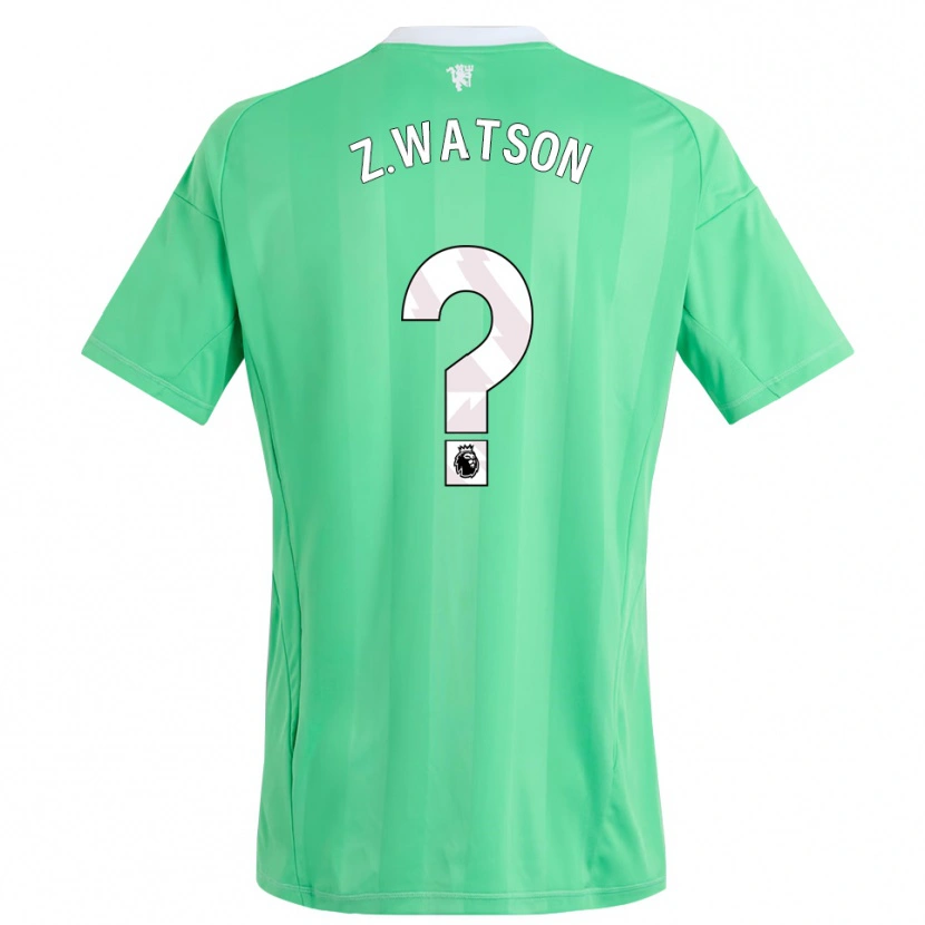 Danxen Niño Camiseta Zac Watson #0 Verde Esmeralda Portero Equipación 2025/26 La Camisa México