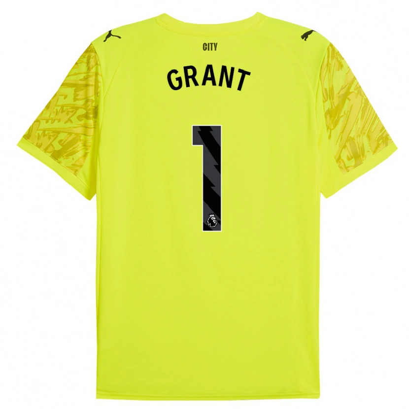 Danxen Niño Camiseta True Grant #1 Amarillo Naranja Negro Portero Equipación 2025/26 La Camisa México