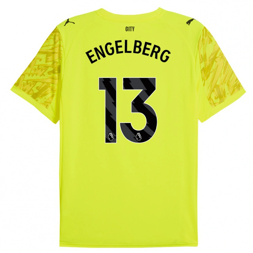 Danxen Niño Camiseta Stavros Engelberg #13 Amarillo Naranja Negro Portero Equipación 2025/26 La Camisa México