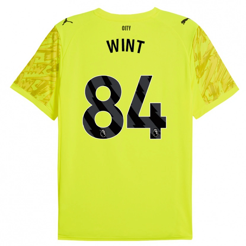 Danxen Niño Camiseta Jack Wint #84 Amarillo Naranja Negro Portero Equipación 2025/26 La Camisa México