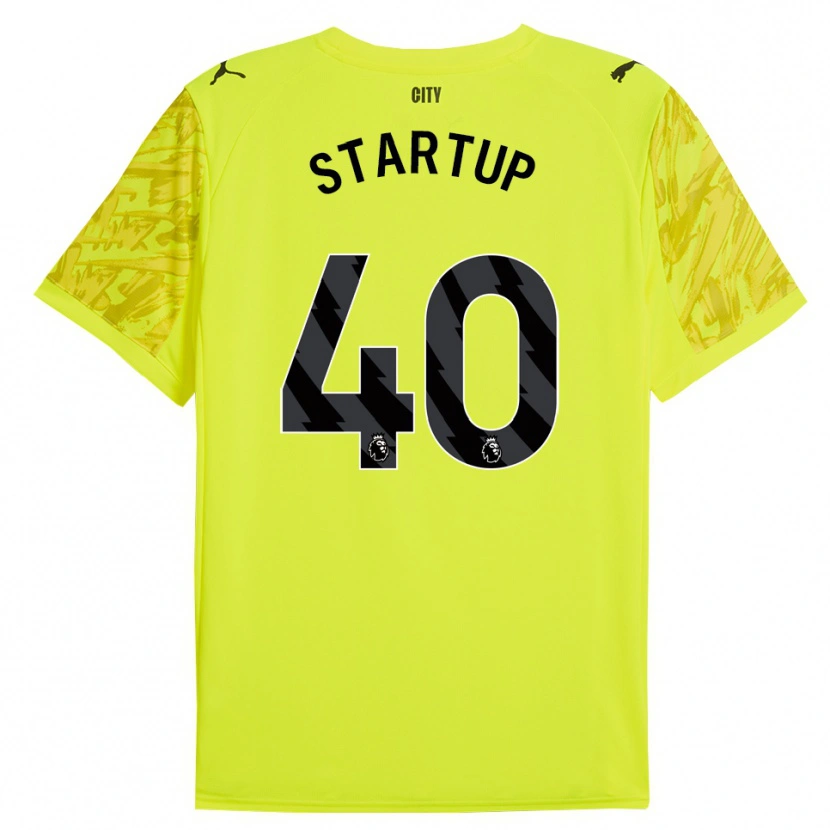 Danxen Niño Camiseta Katie Startup #40 Amarillo Naranja Negro Portero Equipación 2025/26 La Camisa México