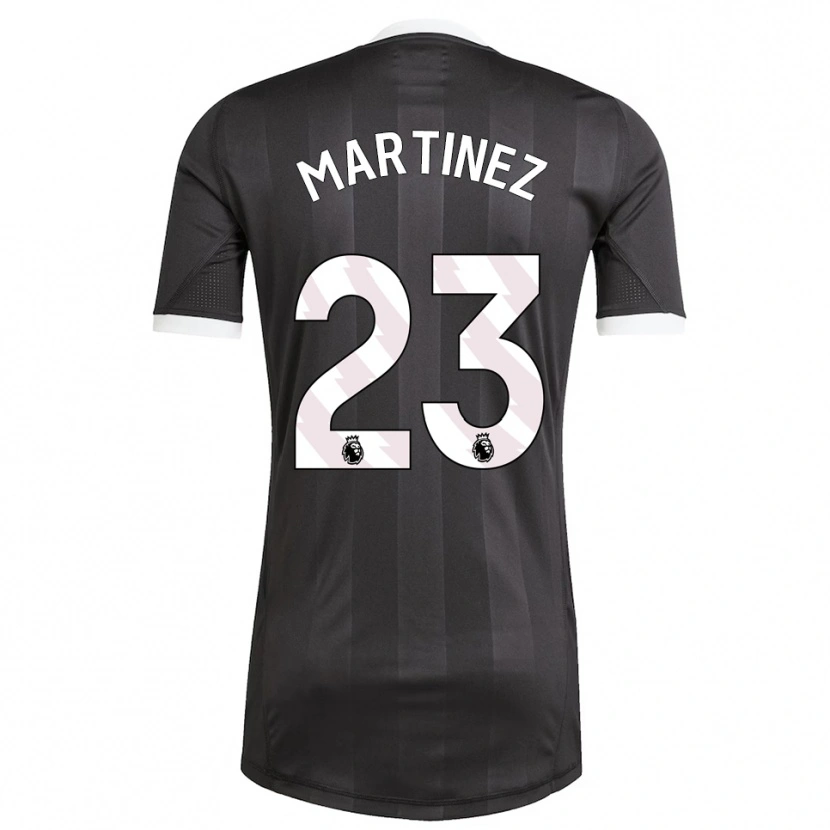 Danxen Niño Camiseta Emiliano Martínez #23 Blanco Negro Portero Equipación 2025/26 La Camisa México