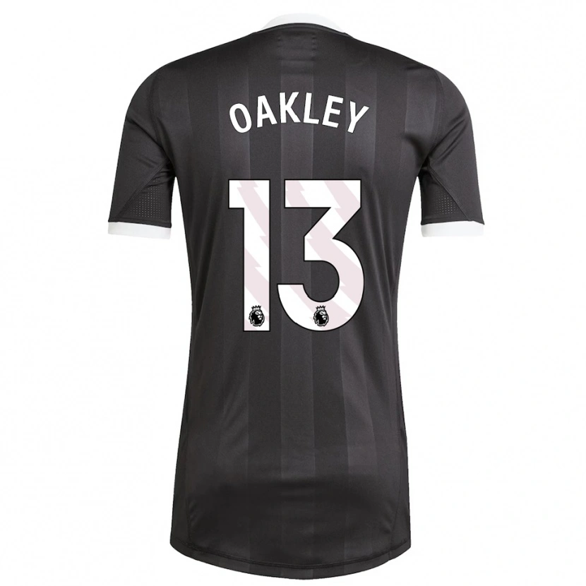 Danxen Niño Camiseta Rhys Oakley #13 Blanco Negro Portero Equipación 2025/26 La Camisa México
