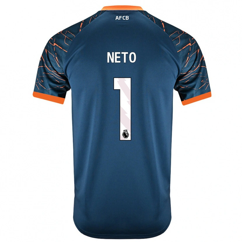 Danxen Niño Camiseta Neto #1 Azul Pizarra Oscuro Portero Equipación 2025/26 La Camisa México