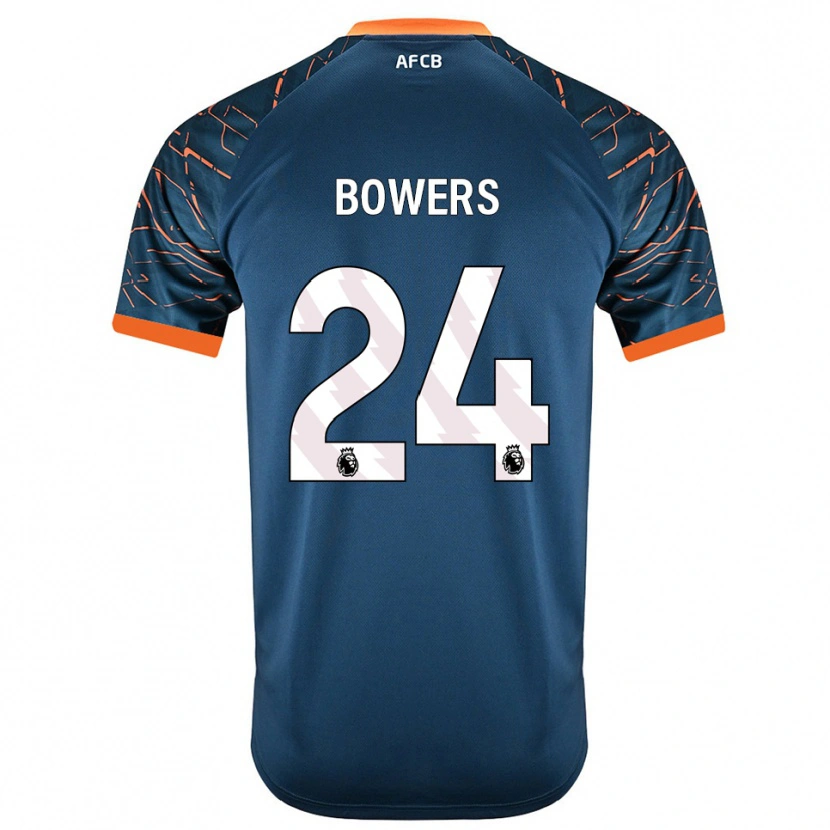Danxen Niño Camiseta Kelci Bowers #24 Azul Pizarra Oscuro Portero Equipación 2025/26 La Camisa México