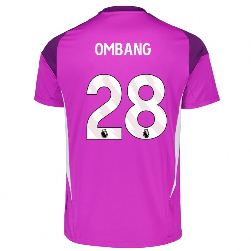 Danxen Niño Camiseta Darryl Ombang #28 Blanco Blanco Portero Equipación 2025/26 La Camisa México