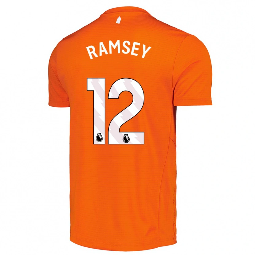 Danxen Niño Camiseta Emily Ramsey #12 Naranja Negro Portero Equipación 2025/26 La Camisa México
