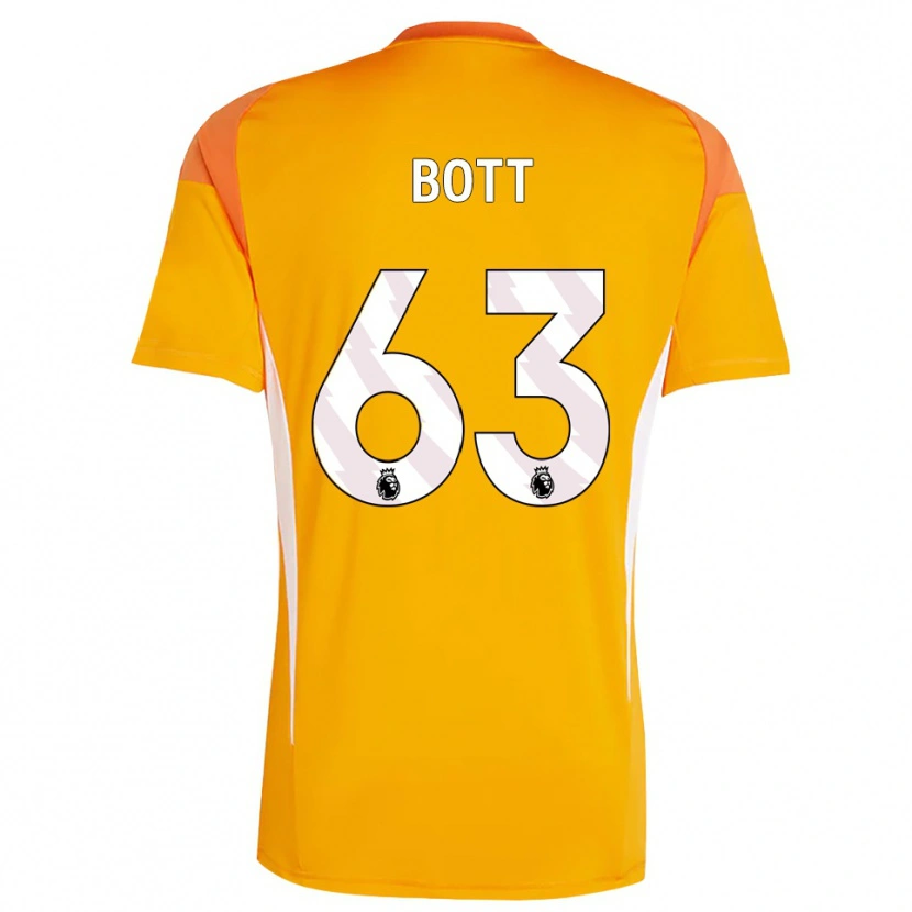 Danxen Niño Camiseta Aaron Bott #63 Blanco Blanco Portero Equipación 2025/26 La Camisa México