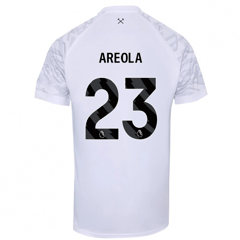 Danxen Niño Camiseta Alphonse Areola #23 Negro Blanco Portero Equipación 2025/26 La Camisa México
