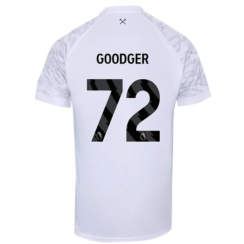 Danxen Niño Camiseta Tommy Goodger #72 Negro Blanco Portero Equipación 2025/26 La Camisa México
