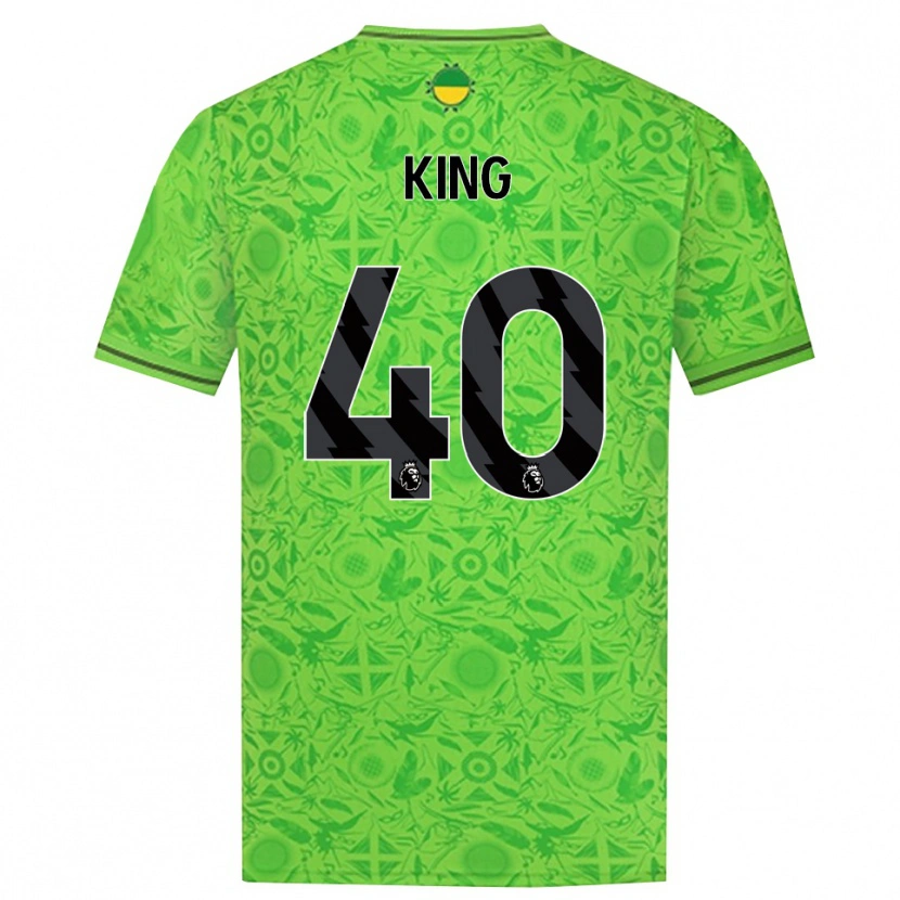 Danxen Niño Camiseta Tom King #40 Verde Negro Portero Equipación 2025/26 La Camisa México