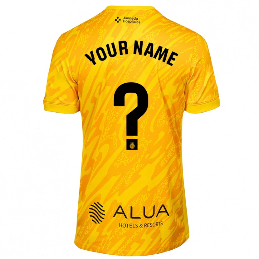 Danxen Niño Camiseta RCD Mallorca Naranja Negro Portero Equipación 2025/26 La Camisa México