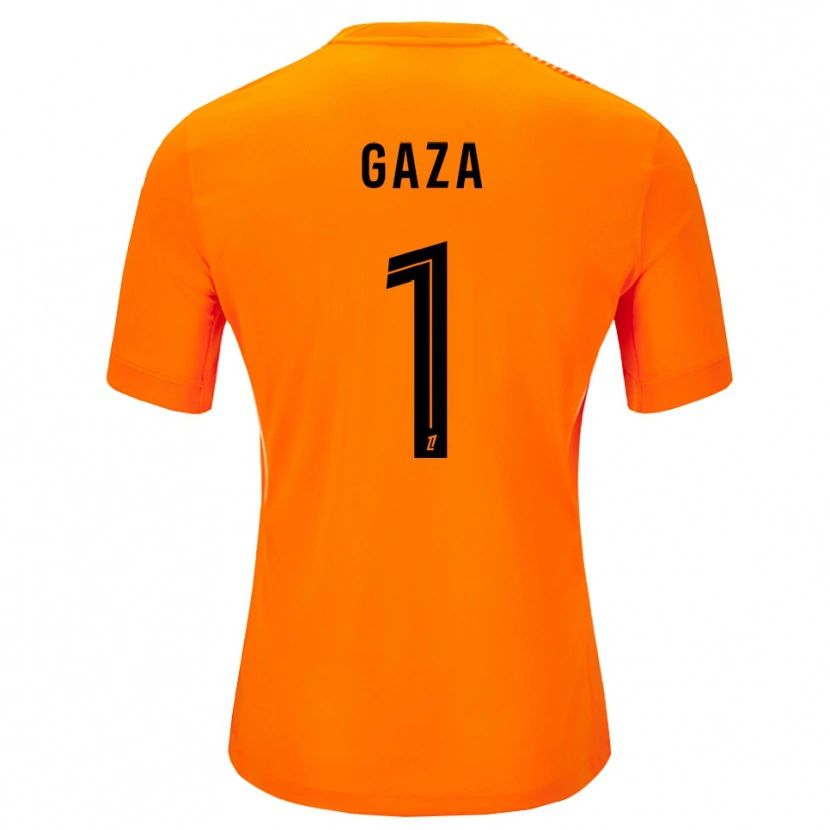 Danxen Niño Camiseta Johnny Gaza #1 Naranja Negro Portero Equipación 2025/26 La Camisa México