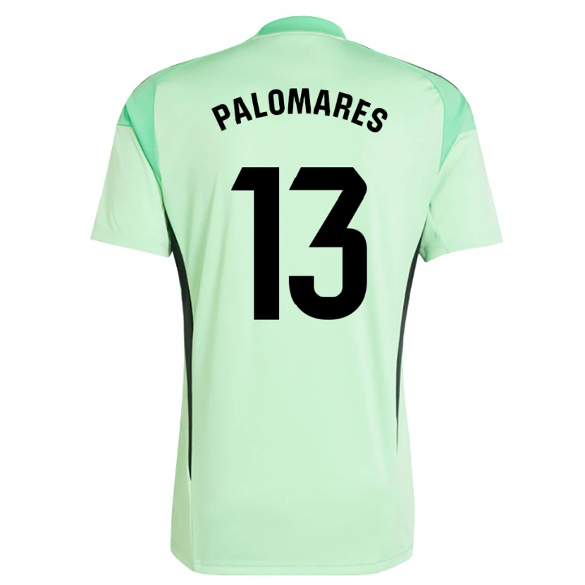Danxen Niño Camiseta Juanpa Palomares #13 Verde Claro Negro Portero Equipación 2025/26 La Camisa México