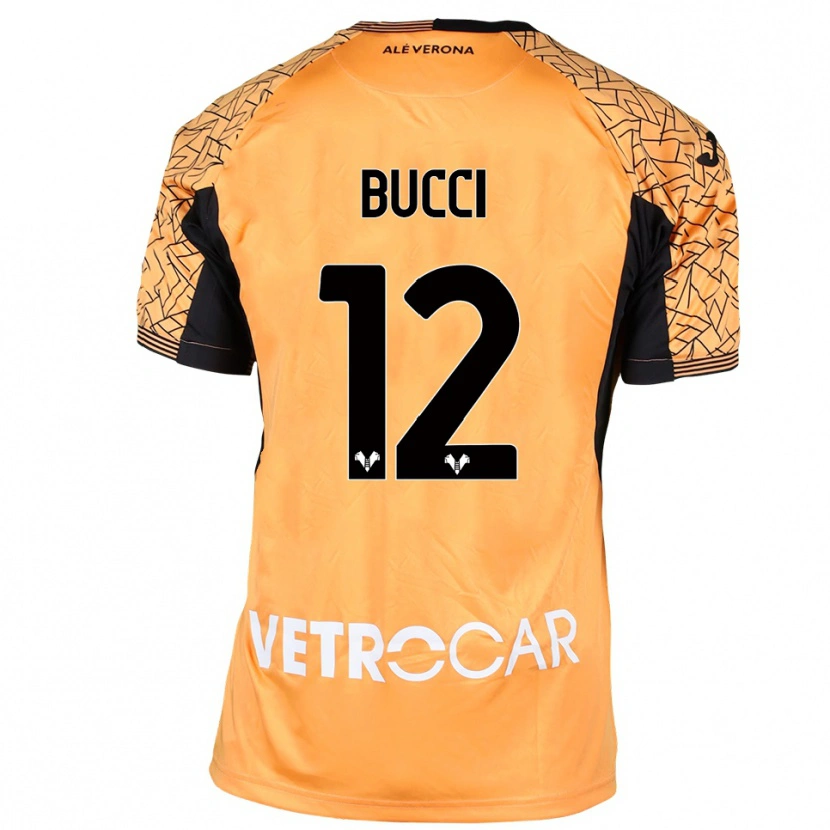 Danxen Niño Camiseta Irene Bucci #12 Naranja Negro Blanco Portero Equipación 2025/26 La Camisa México