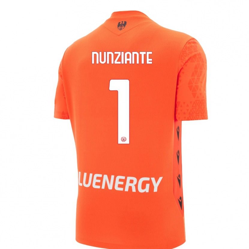 Danxen Niño Camiseta Alessandro Nunziante #1 Naranja Rojo Negro Portero Equipación 2025/26 La Camisa México