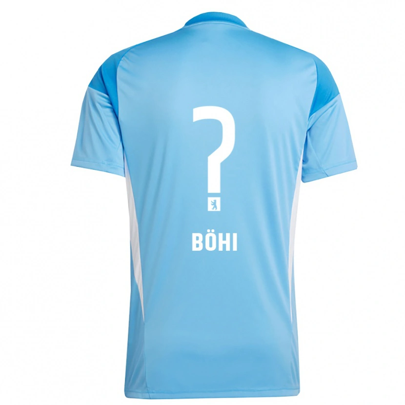 Danxen Niño Camiseta Nadine Böhi #0 Azul Negro Portero Equipación 2025/26 La Camisa México
