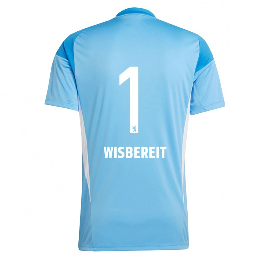 Danxen Niño Camiseta Tom Wisbereit #1 Azul Negro Portero Equipación 2025/26 La Camisa México