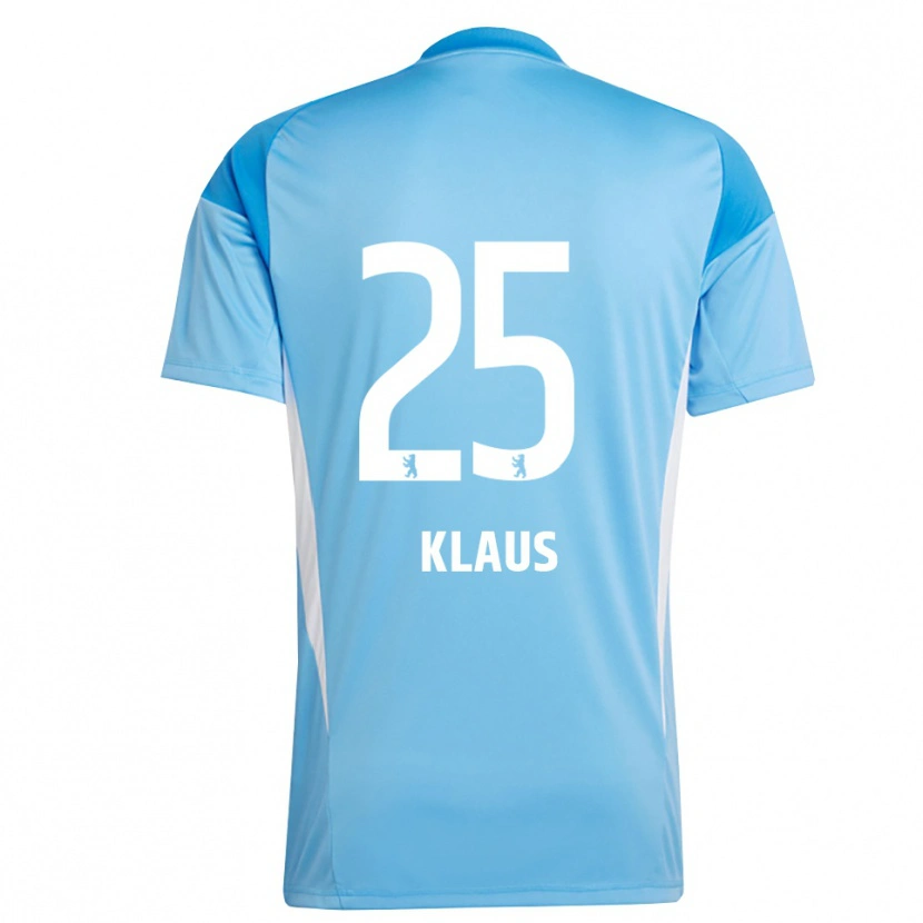 Danxen Niño Camiseta Carl Klaus #25 Azul Negro Portero Equipación 2025/26 La Camisa México