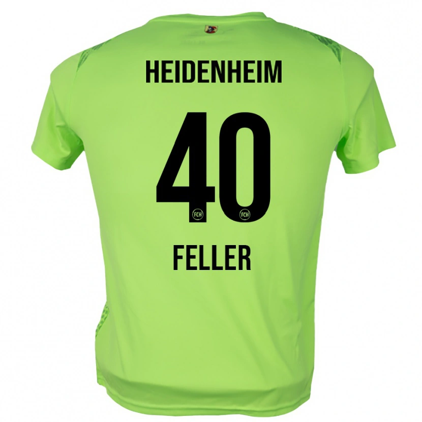 Danxen Niño Camiseta Frank Feller #40 Verde Pálido Portero Equipación 2025/26 La Camisa México