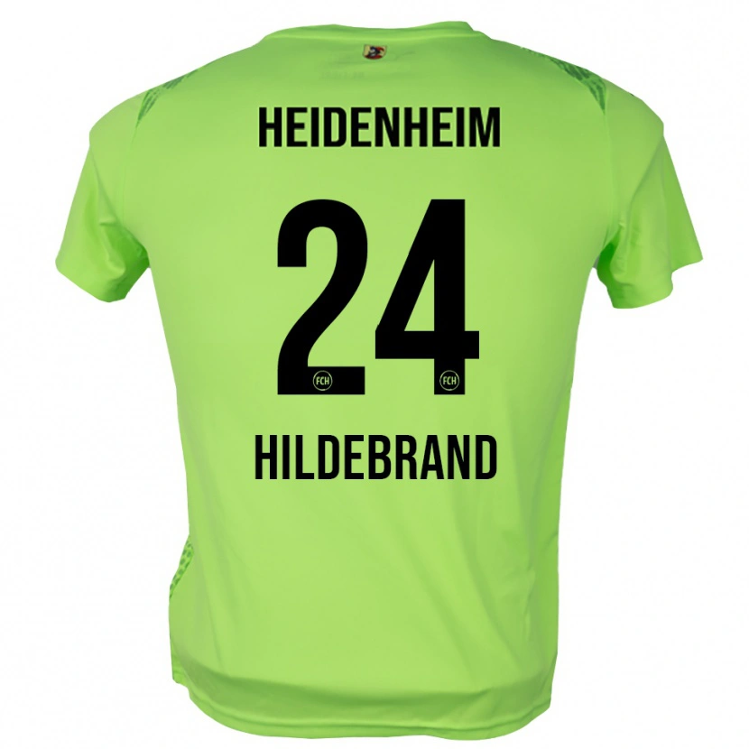 Danxen Niño Camiseta Jan Hildebrandt #24 Verde Pálido Portero Equipación 2025/26 La Camisa México