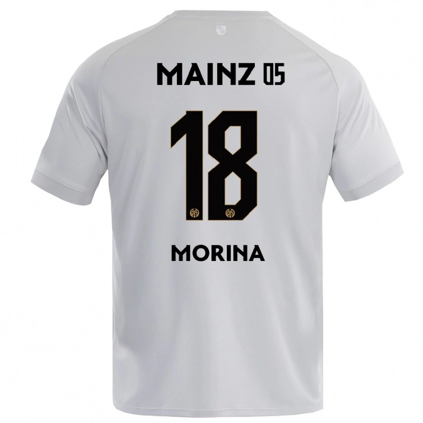 Danxen Niño Camiseta Genti Morina #18 Gris Azul Claro Portero Equipación 2025/26 La Camisa México