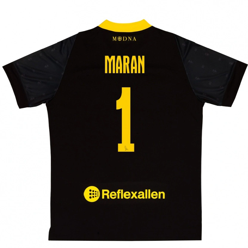 Danxen Niño Camiseta Andrea Maran #1 Amarillo Negro Portero Equipación 2025/26 La Camisa México