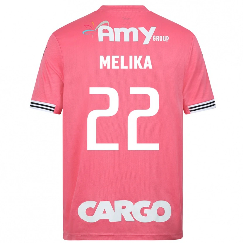 Danxen Niño Camiseta Ofek Melika #22 Blanco Rosa Portero Equipación 2025/26 La Camisa México